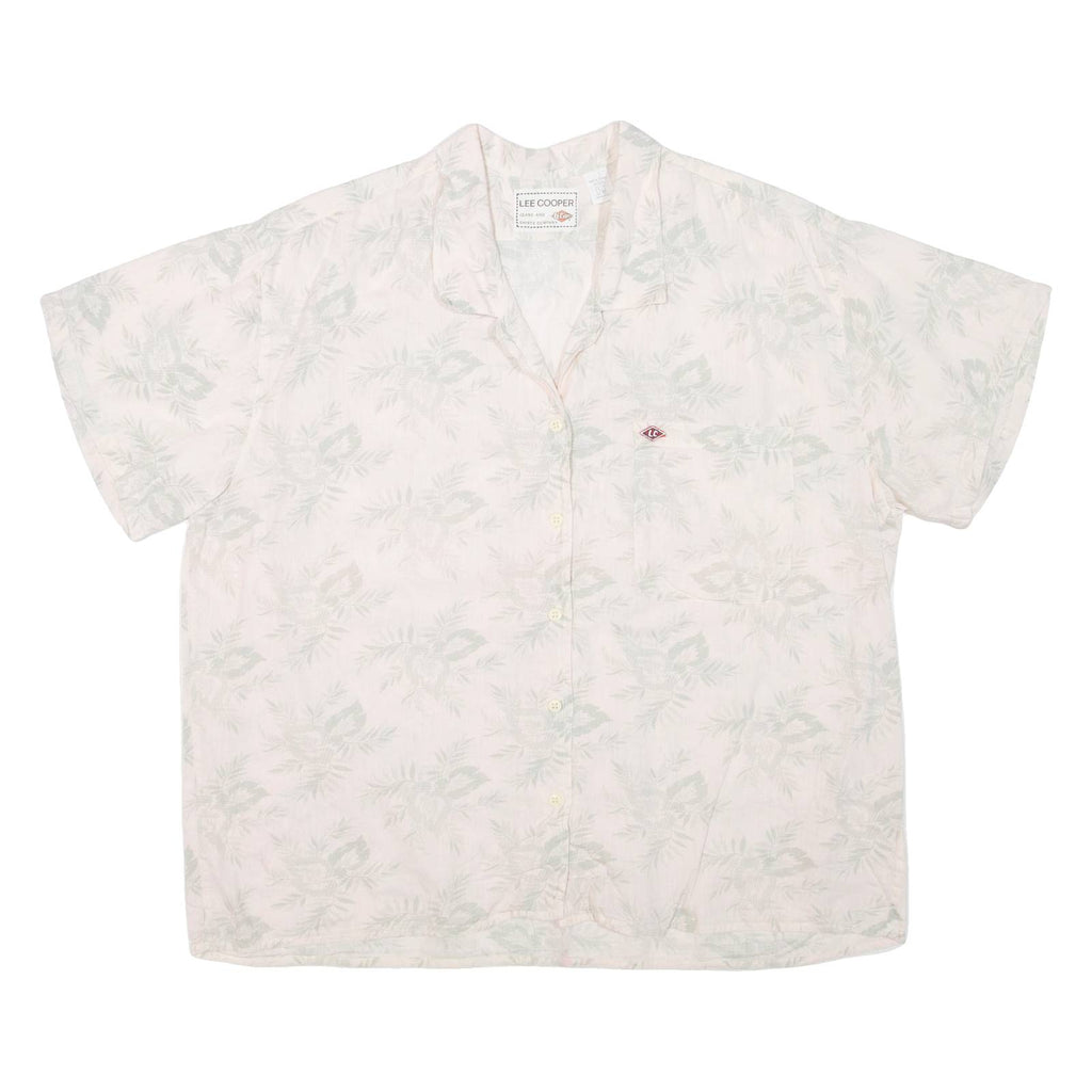 LEE COOPER Womens Shirt Pink Floral M