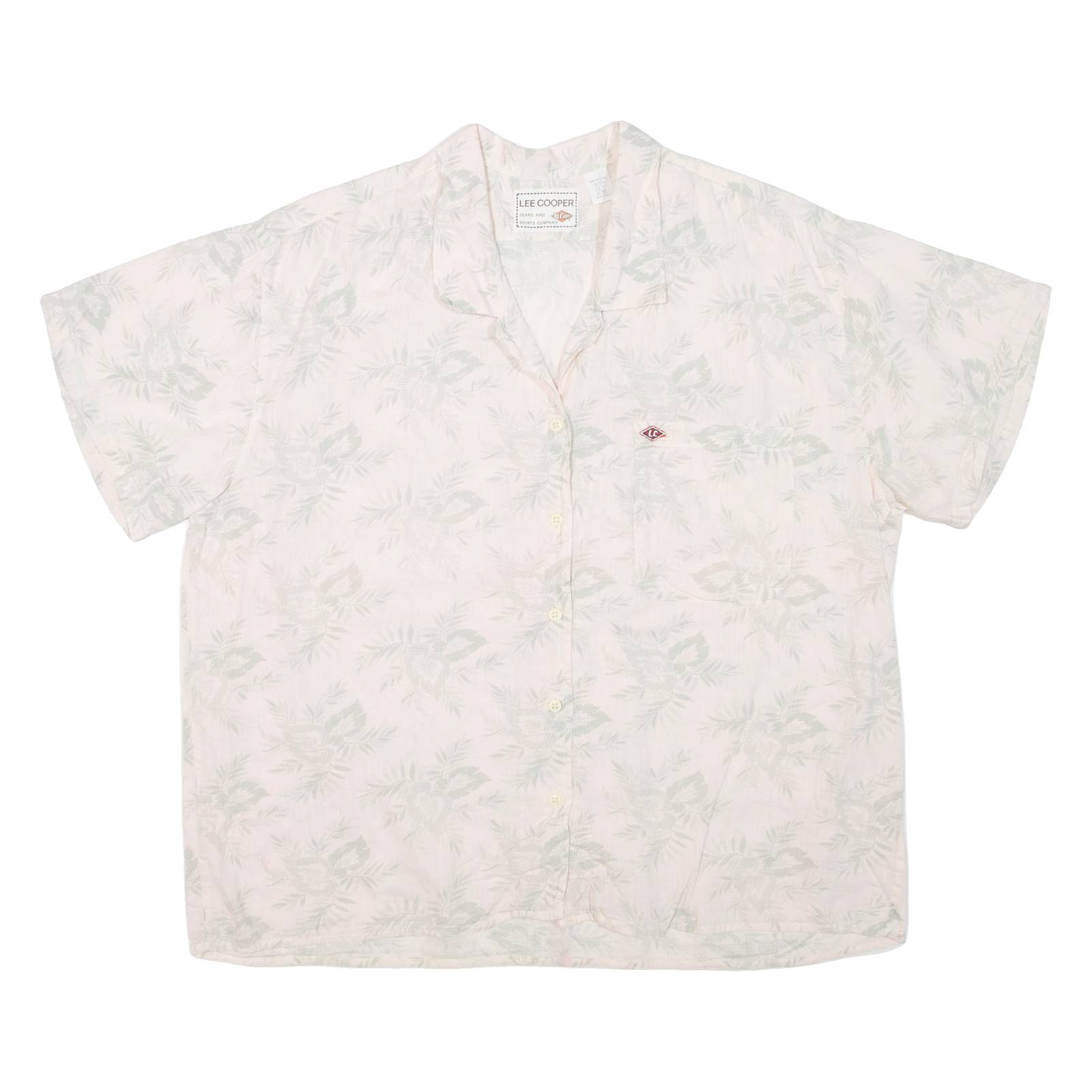LEE COOPER Womens Shirt Pink Floral M