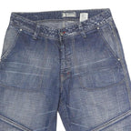 CLASSIC Mens Shorts Blue Denim M W32 Casual Cotton Pockets