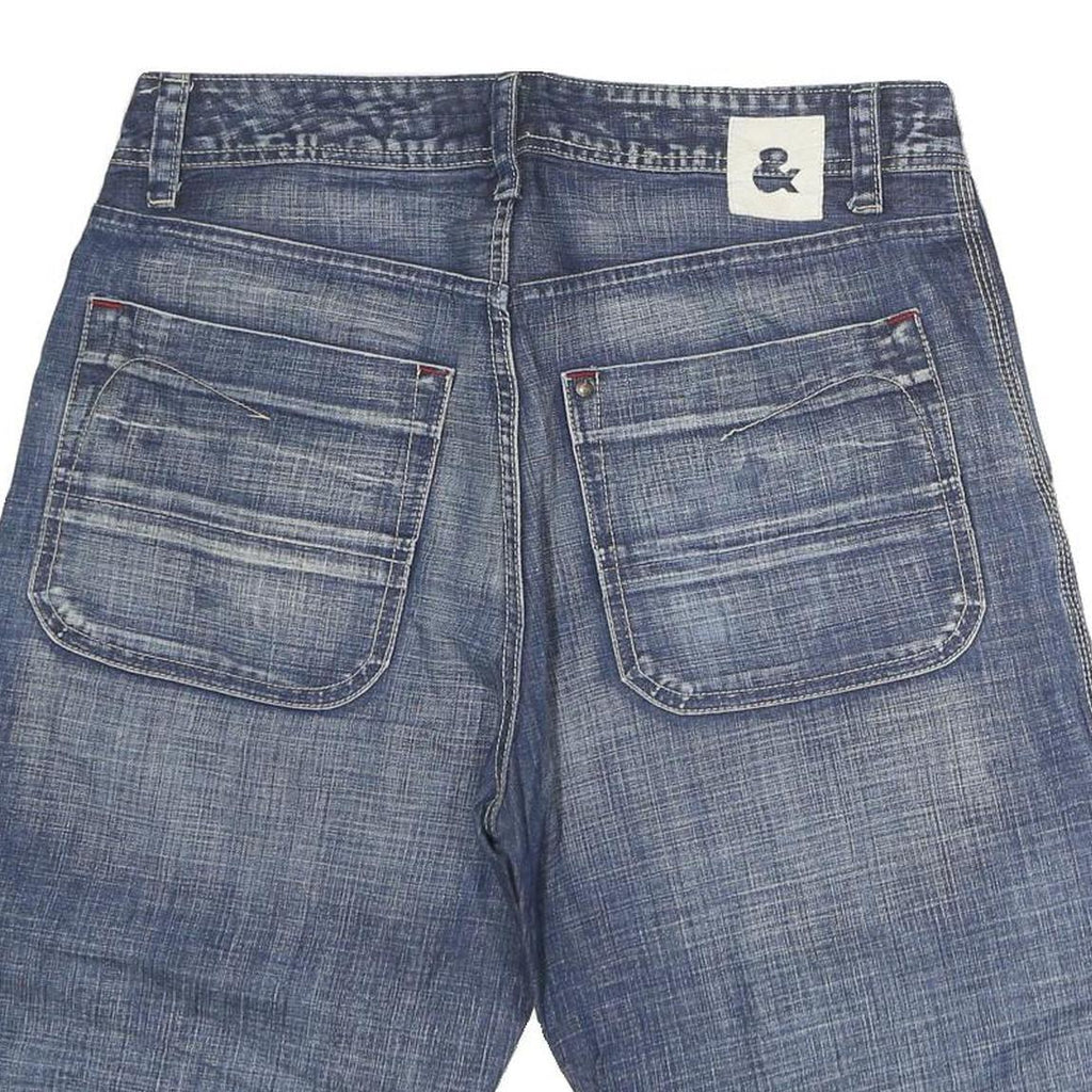 CLASSIC Mens Shorts Blue Denim M W32 Casual Cotton Pockets