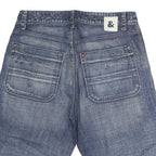 CLASSIC Mens Shorts Blue Denim M W32 Casual Cotton Pockets