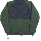 CHAPS RALPH LAUREN Mens Green & Navy Zip Jacket M Polyester Blend Casual Outdoor