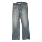 LEVI'S Mens Regular Blue Denim Medium Wash W34 L33 Classic Zip Jeans