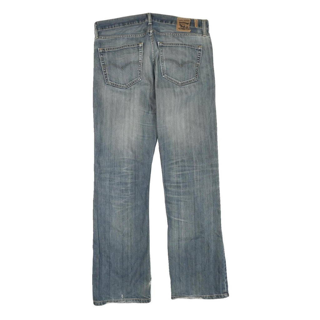 LEVI'S Mens Regular Blue Denim Medium Wash W34 L33 Classic Zip Jeans
