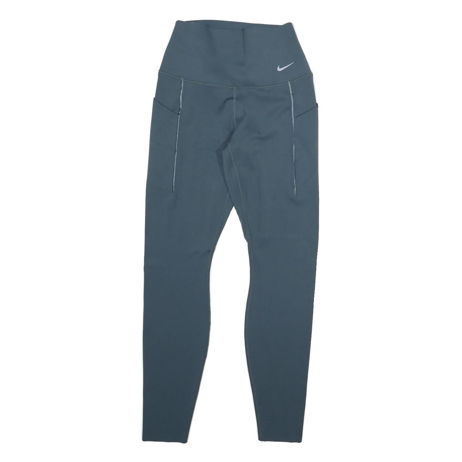 NIKE Womens Joggers Blue Slim Skinny S W24 L26 Sports Activewear Gym