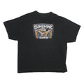 GILDAN Mens Black Tyler Courtney Sunshine Graphic T-Shirt 2XL Short Sleeve Crew