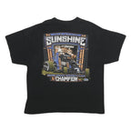 GILDAN Mens Black Tyler Courtney Sunshine Graphic T-Shirt 2XL Short Sleeve Crew