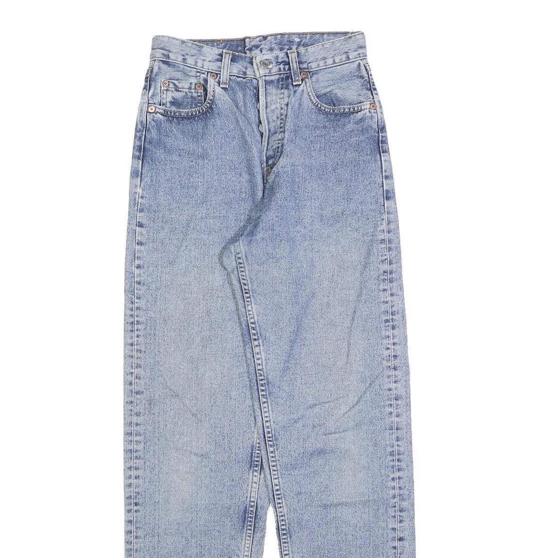 LEVI'S 538 Mens Jeans Blue Regular Straight Denim Light W26 L32 Classic Cotton