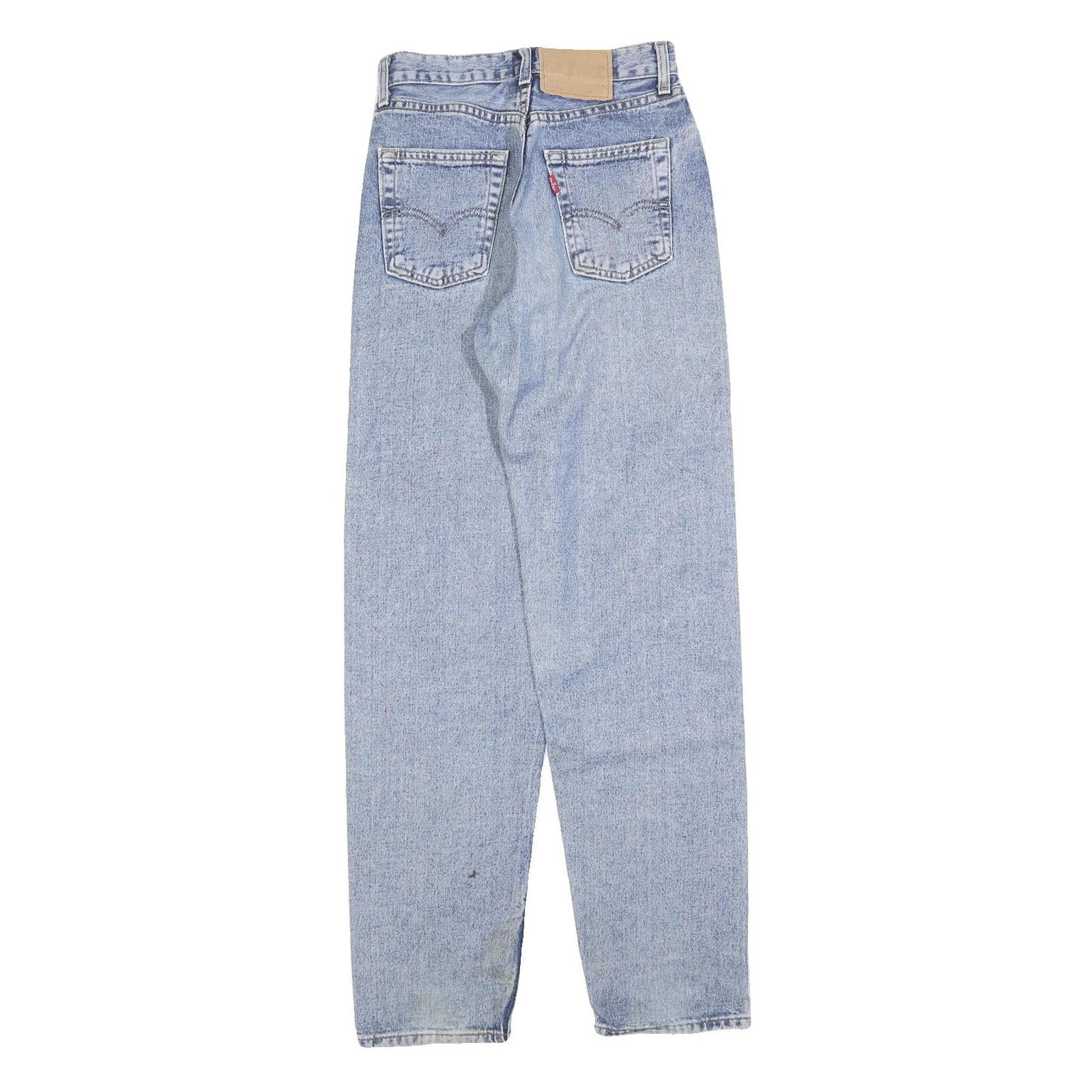 LEVI'S 538 Mens Jeans Blue Regular Straight Denim Light W26 L32 Classic Cotton