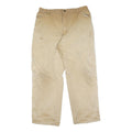 DICKIES Mens Cotton Beige Regular Straight Trousers W34 L30 Workwear Utility