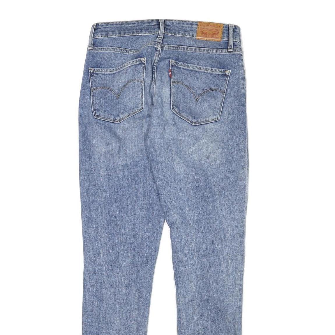 LEVI'S Womens Jeans Blue Slim Skinny Denim Medium W28 L30 Zip Cotton Blend