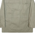 VALMELINE Mens Beige Jacket M Polyester Blend Plain Zip Lightweight Utility