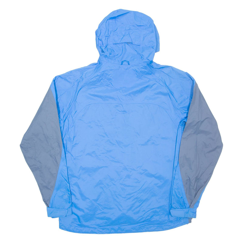 COLUMBIA Womens Jacket Blue Nylon Hooded L