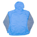 COLUMBIA Womens Jacket Blue Nylon Hooded L