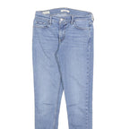 LEVI'S 710 BIG E Womens Jeans Blue Slim Skinny Denim Light W29 L30 Stretch