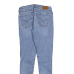 LEVI'S 710 BIG E Womens Jeans Blue Slim Skinny Denim Light W29 L30 Stretch