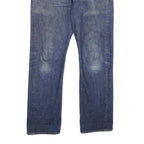 LEVI'S 501 Mens Jeans Blue Classic Straight Denim Medium W32 L30 Button Closure