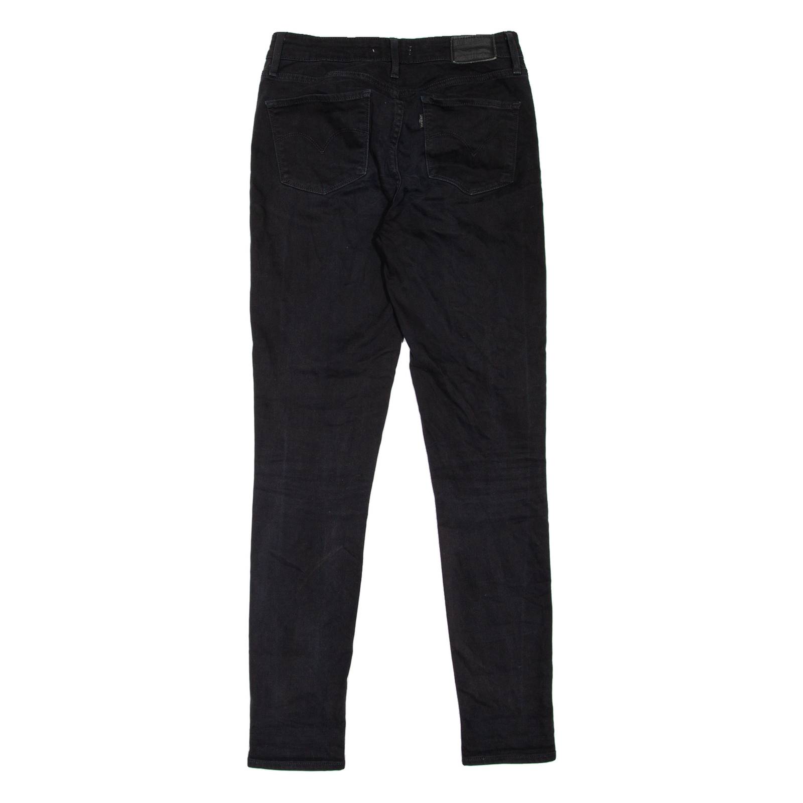LEVI'S 721 High Rise Womens Jeans Black Slim Skinny W28 L32