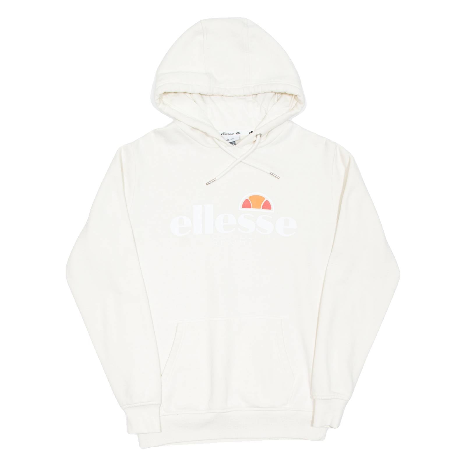 ELLESSE Womens Beige Hoodie Pullover UK 10