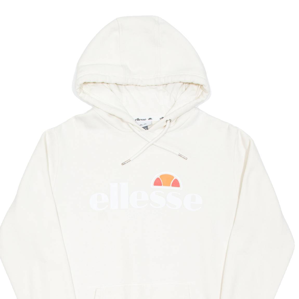 ELLESSE Womens Beige Hoodie Pullover UK 10