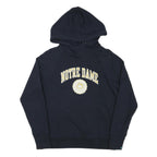 CHAMPION Womens Navy Blue Notre Dame Pullover Hoodie M Cotton Blend