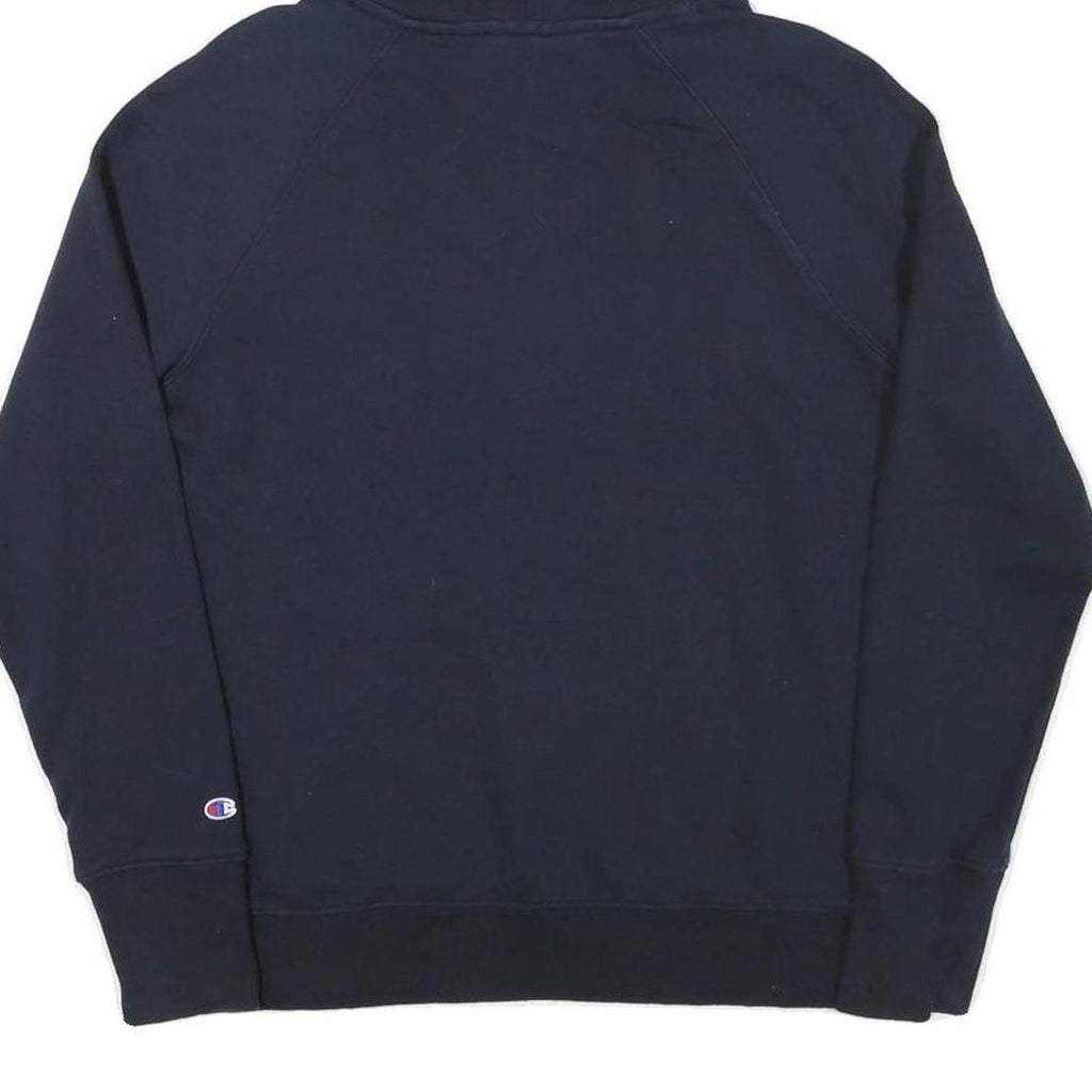 CHAMPION Womens Navy Blue Notre Dame Pullover Hoodie M Cotton Blend