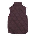 TIMBERLAND Womens Burgundy & Red Quilted Reversible Vest Jacket UK 8 Polyester