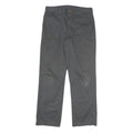 CARHARTT Mens Cotton Blend Grey Regular Straight Trousers W32 L31 Workwear Zip