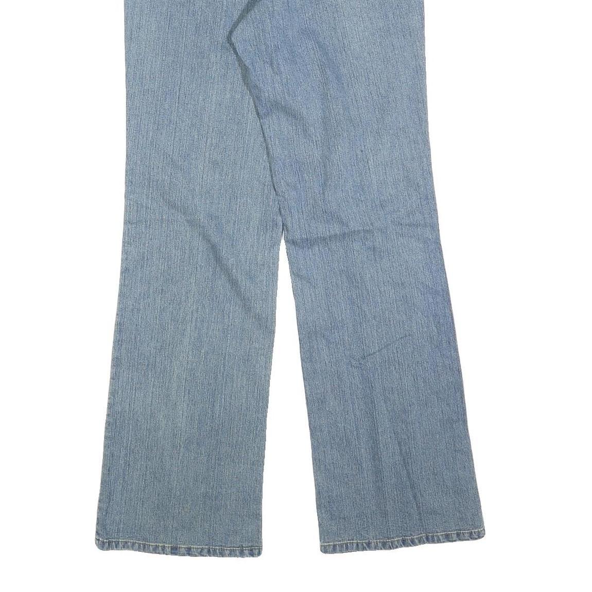 JEANOLOGY Womens Jeans Blue Regular Straight Denim Medium W28 L30 Drawstring