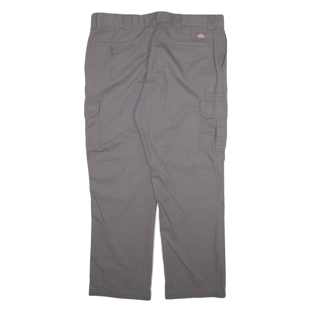 DICKIES Cargo Mens Trousers Grey Regular Straight W42 L32