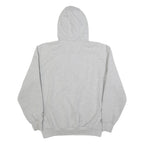 CARHARTT Mens Grey Hoodie L 1/4 Zip Pullover Cotton Blend Workwear