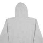 CARHARTT Mens Grey Hoodie L 1/4 Zip Pullover Cotton Blend Workwear