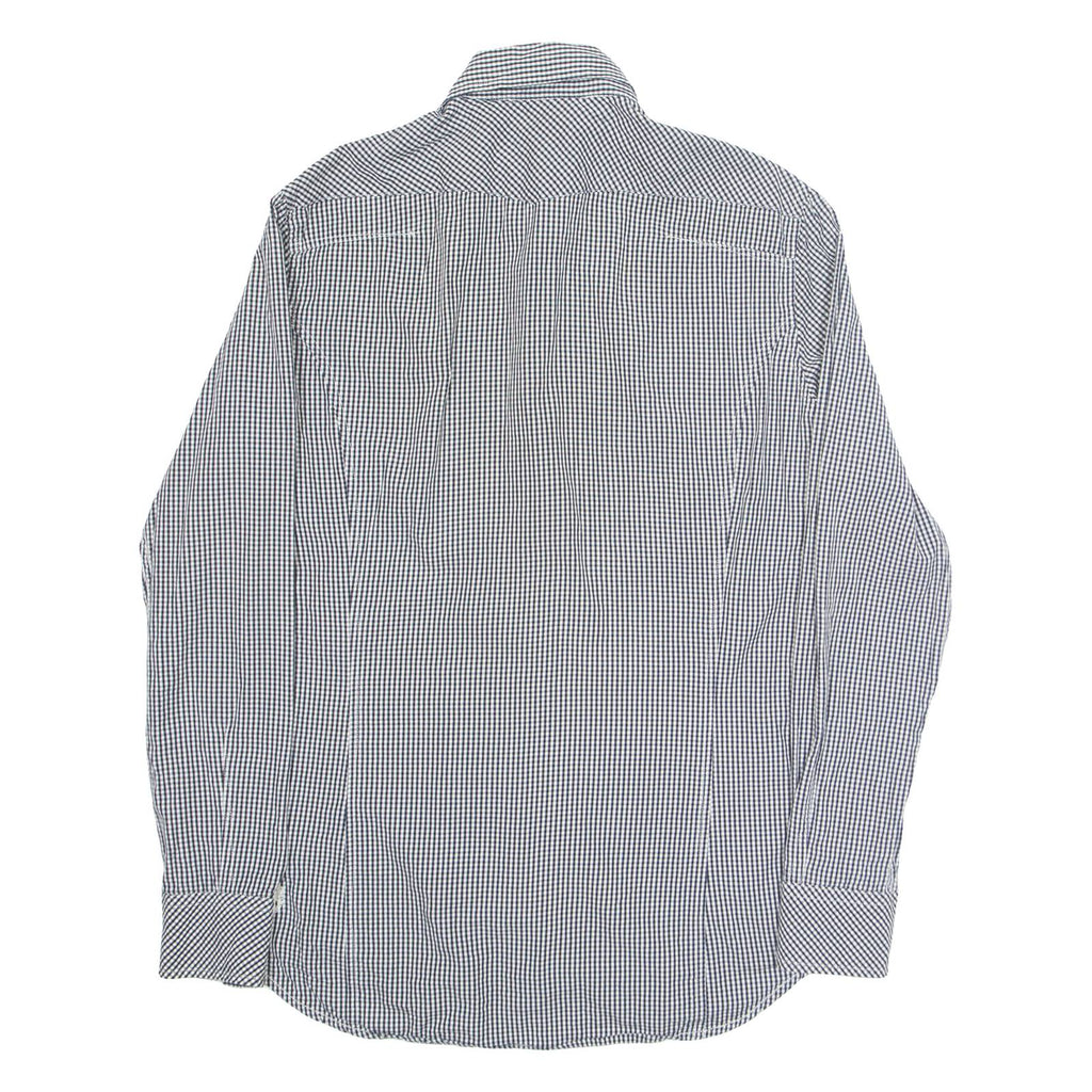 DIESEL Mens Shirt Black Gingham Long Sleeve S