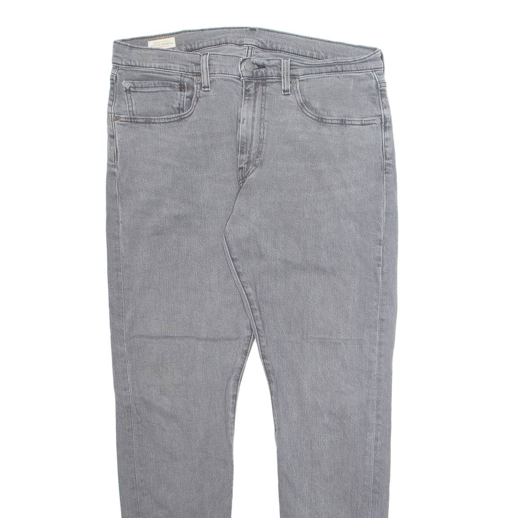 LEVI'S 512 BIG E Jeans Mens Grey Slim Tapered W34 L32