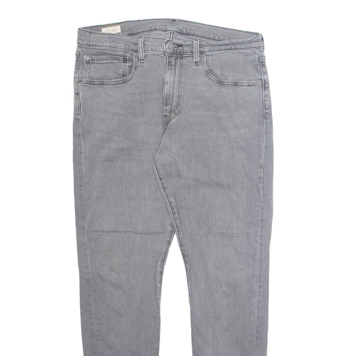 LEVI'S 512 BIG E Jeans Mens Grey Slim Tapered W34 L32
