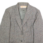 PENDLETON Womens Blazer Jacket Grey Wool L