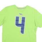 NIKE Mens Green & Blue Seattle Seahawks Hauschka Football Shirt L Short Sleeve