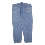CARHARTT Mens Jeans Blue Relaxed Straight Denim Medium W46 L32 Workwear Casual
