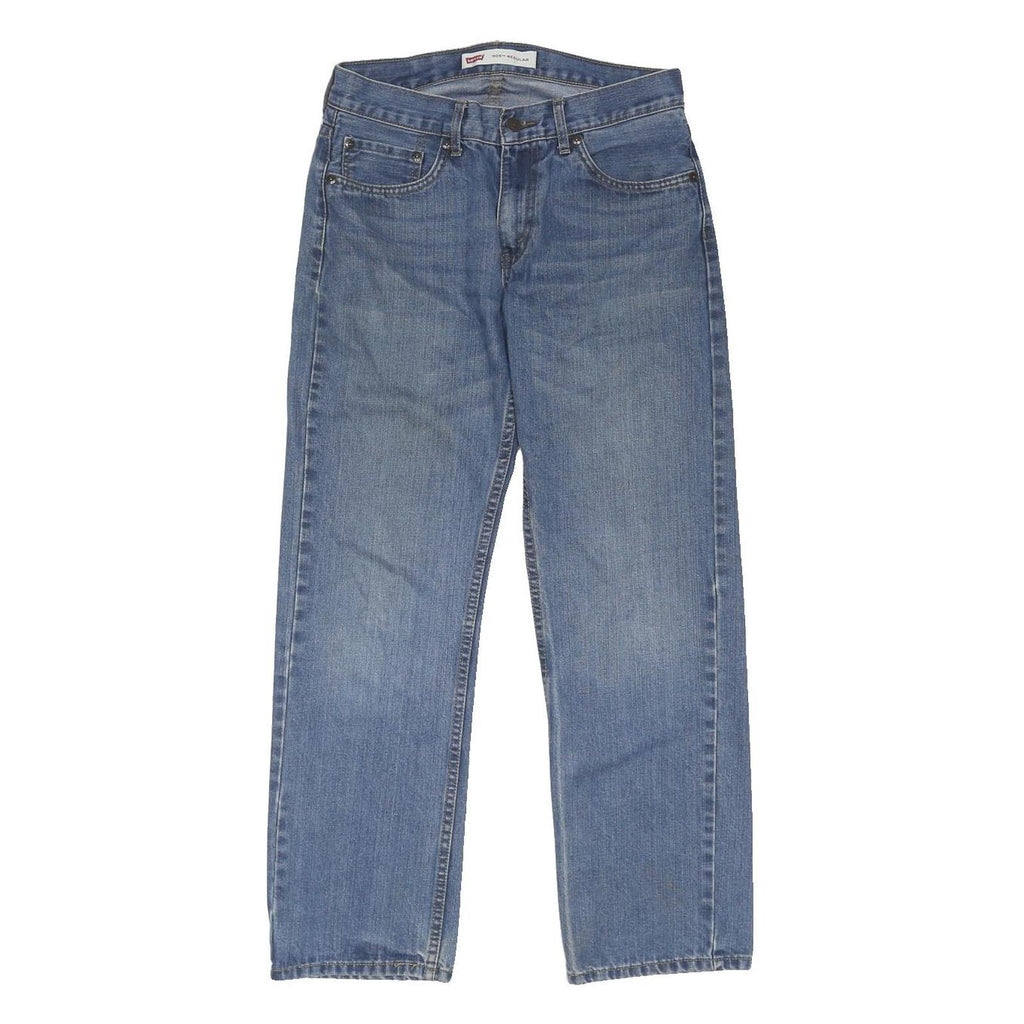 LEVI'S Mens 505 Regular Fit Straight Jeans Blue Denim W28 L28 Classic Cotton