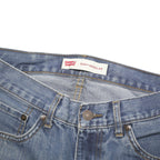 LEVI'S Mens 505 Regular Fit Straight Jeans Blue Denim W28 L28 Classic Cotton