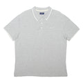 HACKETT LONDON Mens Grey Basic Polo Shirt XL Cotton Blend Short Sleeve Casual
