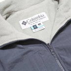 COLUMBIA Womens Grey & Light Grey Outdoor Jacket S Nylon Zip Casual Lightweight