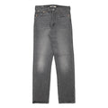 LEVI'S Womens Grey Regular Straight Denim Raw W26 L29 Zip Cotton Blend Jeans