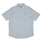 CHAPS Mens Shirt Blue Check L