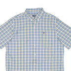 CHAPS Mens Shirt Blue Check L