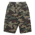LEVI'S Boys Shorts Green Camouflage Cargo 14Y W24 Cotton Casual