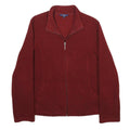 REITMANS Womens Red Zip Jacket L Polyester Casual Plain Lightweight