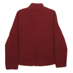 REITMANS Womens Red Zip Jacket L Polyester Casual Plain Lightweight