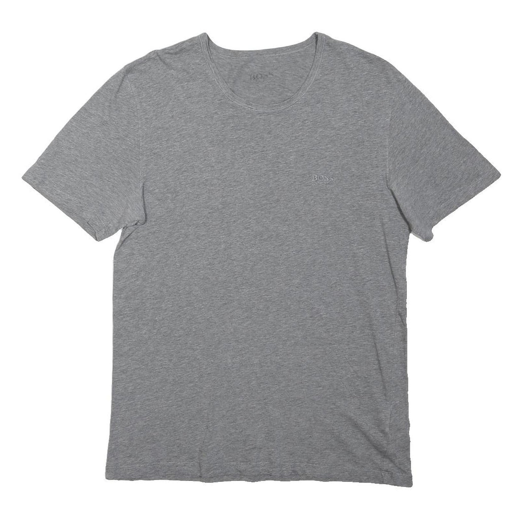 BOSS HUGO BOSS Mens Grey Modern T-Shirt M Short Sleeve Crew Neck Cotton Blend