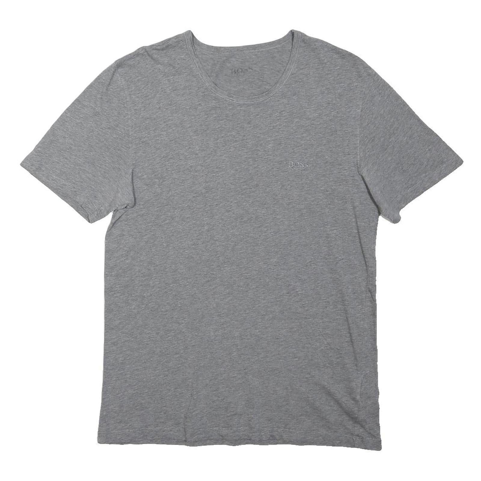 BOSS HUGO BOSS Mens Grey Modern T-Shirt M Short Sleeve Crew Neck Cotton Blend